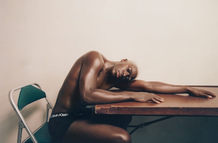 A model wearing Calvin Klein